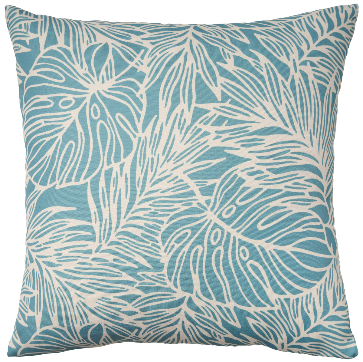 Outdoor Pillows VJ244 Turquoise 18" x 18" Throw Pillows