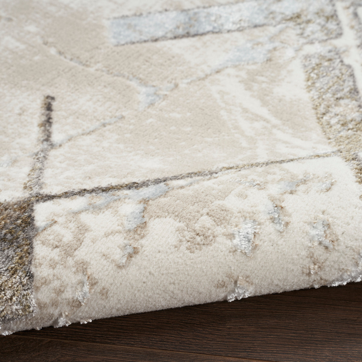 Glitz GLZ02 Ivory Grey Rug