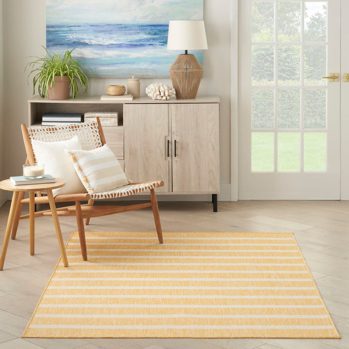 Positano POS03 Yellow Ivory Rug