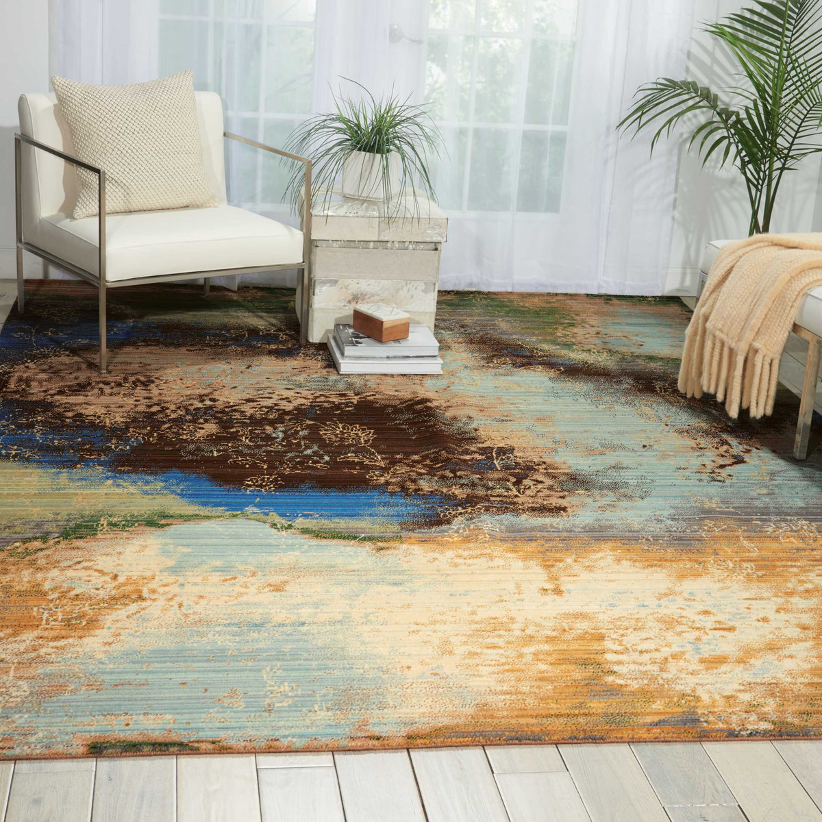 Rhapsody RH016 Ocean Rug