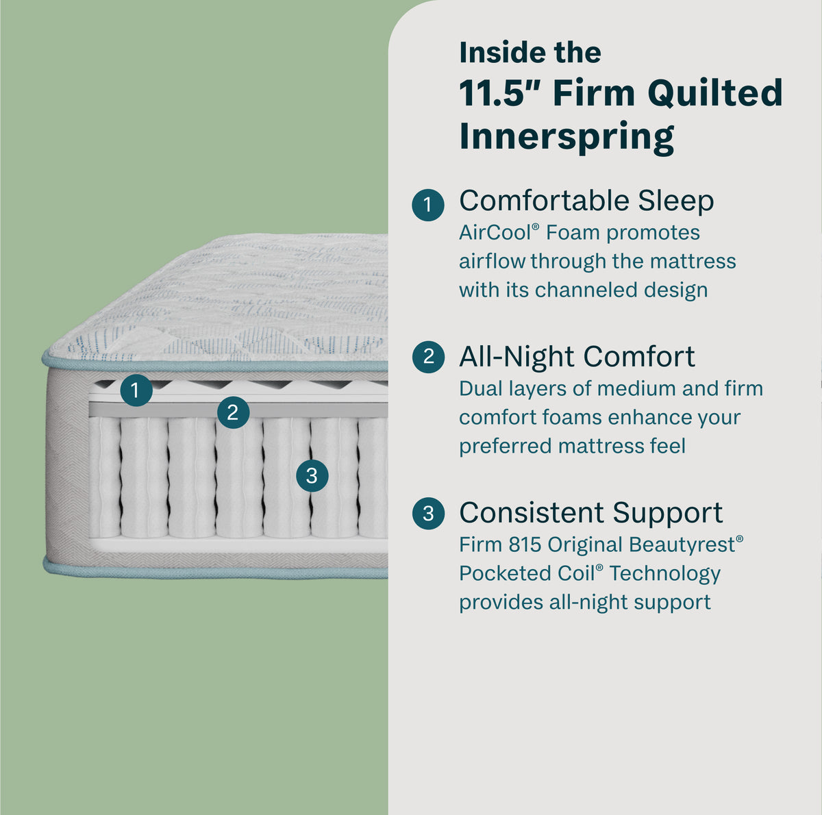 Slumberscape 11.5" Firm Mattress