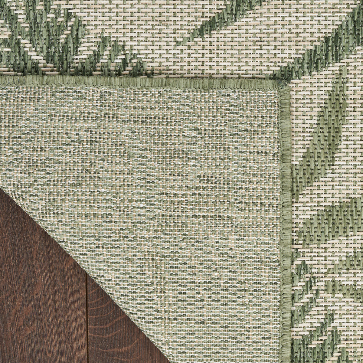 Garden Oasis GOA02 Ivory Green Rug