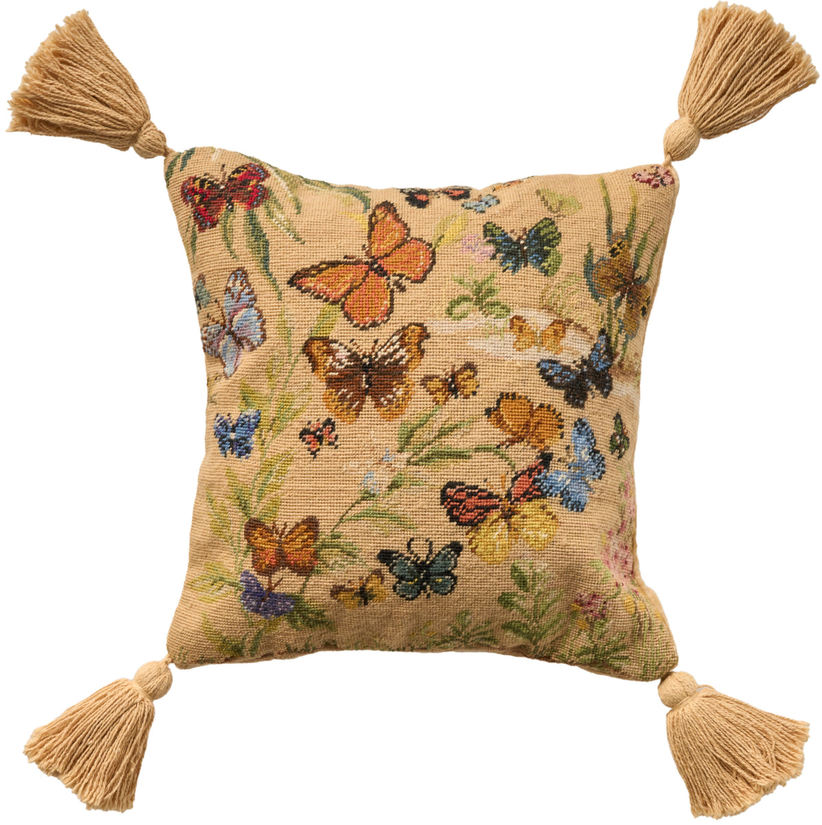 Vintage Pillow V8003 Blush 12" x 12" Throw Pillows