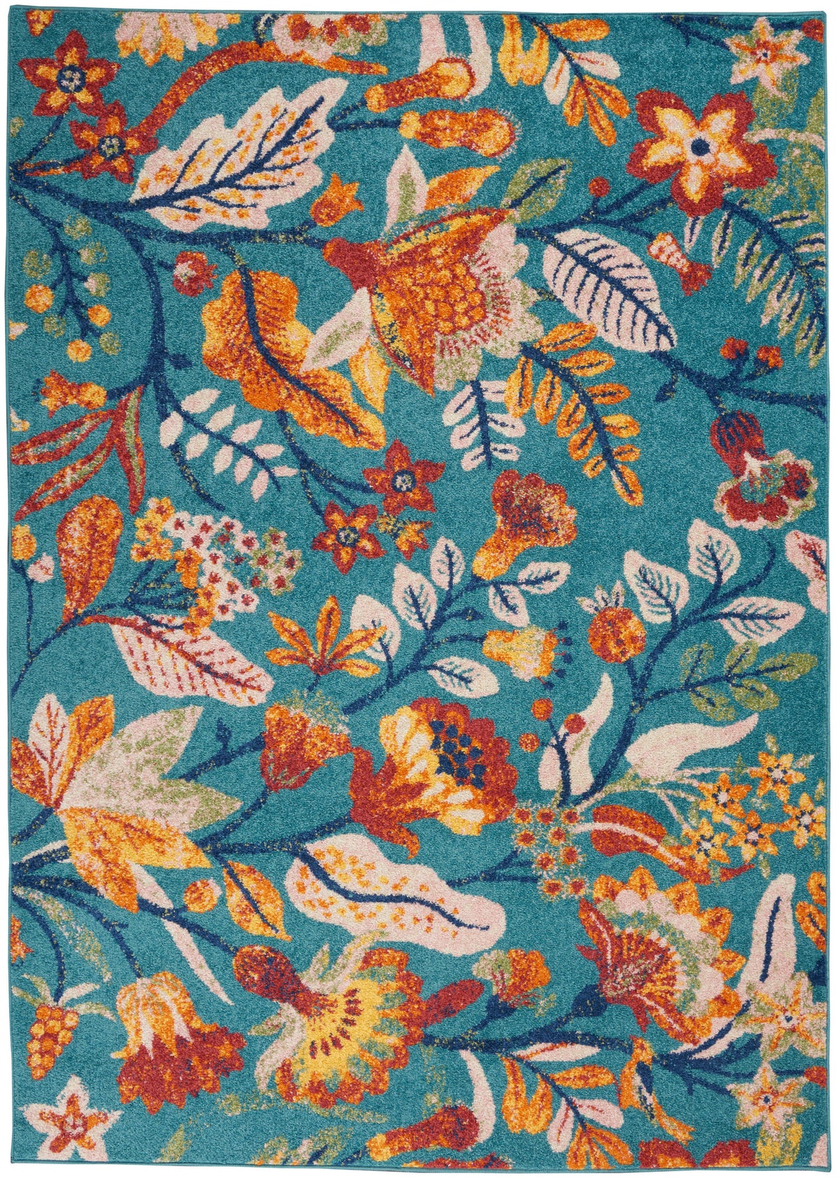 Allur ALR09 Turquoise Multicolor Rug