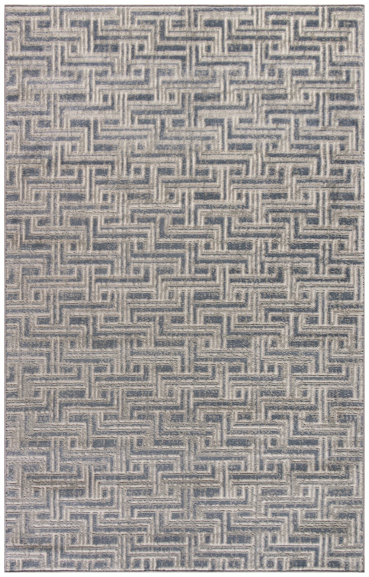 Serenity Home SRH04 Blue Ivory Rug