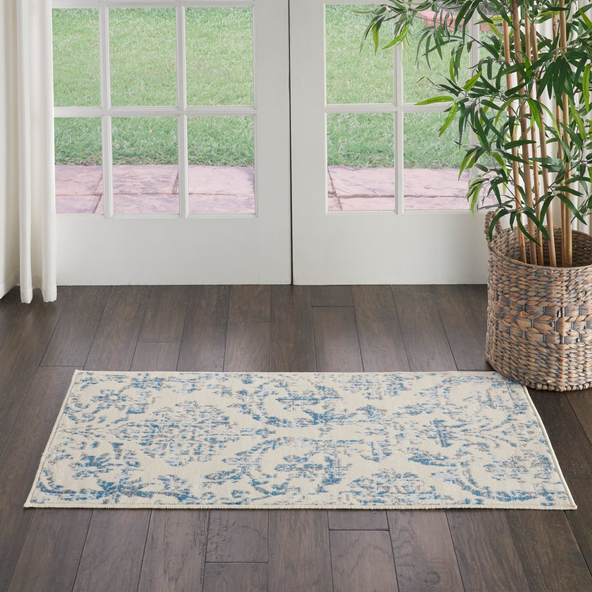 Jubilant JUB09 Ivory Blue Rug