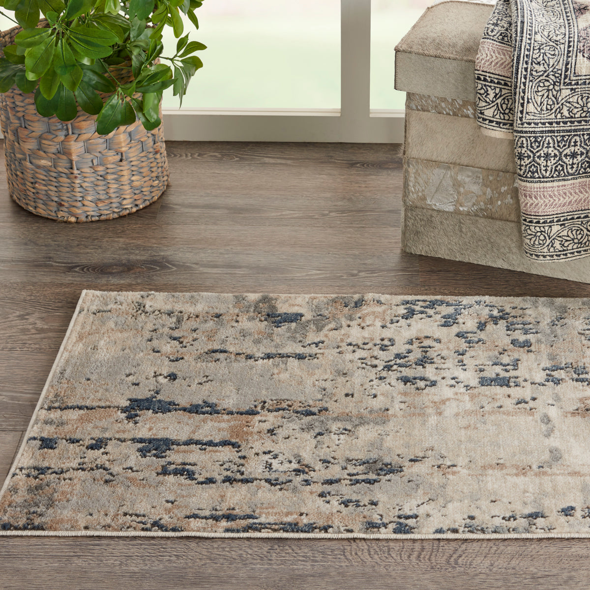Quarry QUA01 Beige Grey Rug