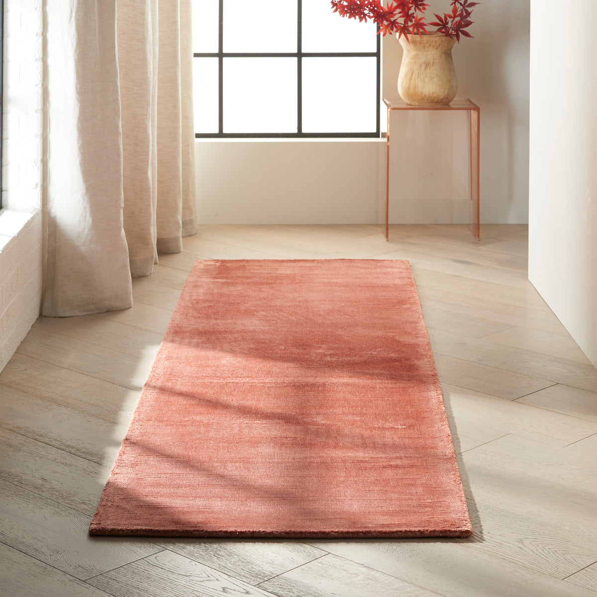 Lunar LUN1 Rust Rug