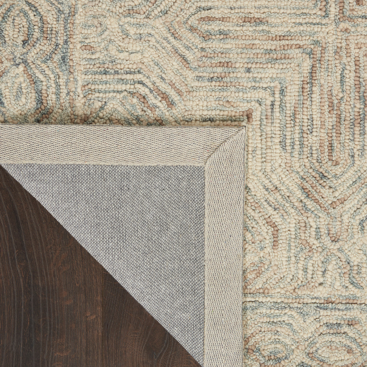 Interlock ITL03 Blue Ivory Rug