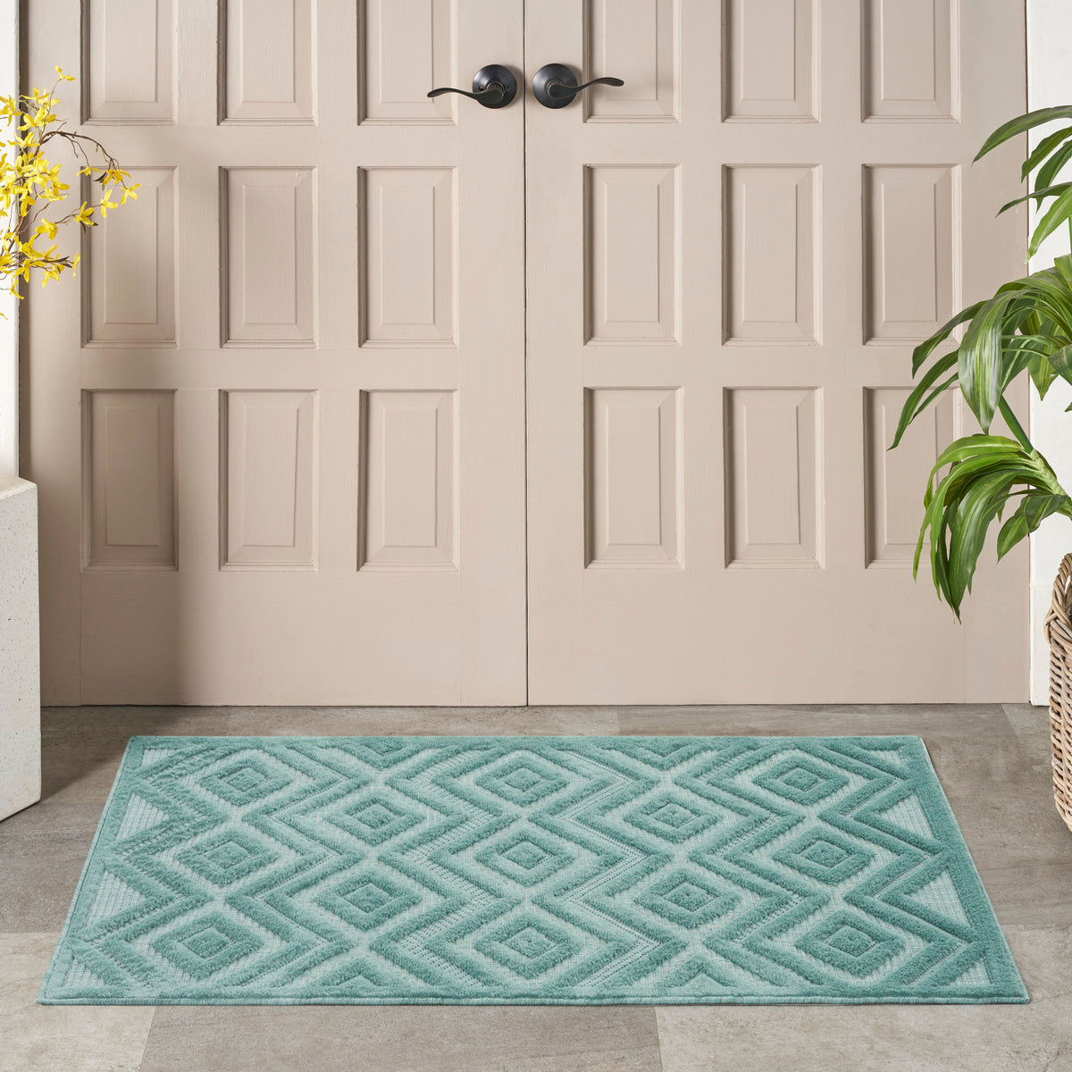 Versatile NRV01 Aqua Teal Rug