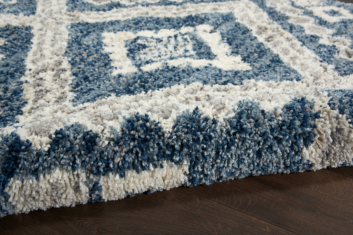 Oslo Shag OSL02 Denim Blue Rug