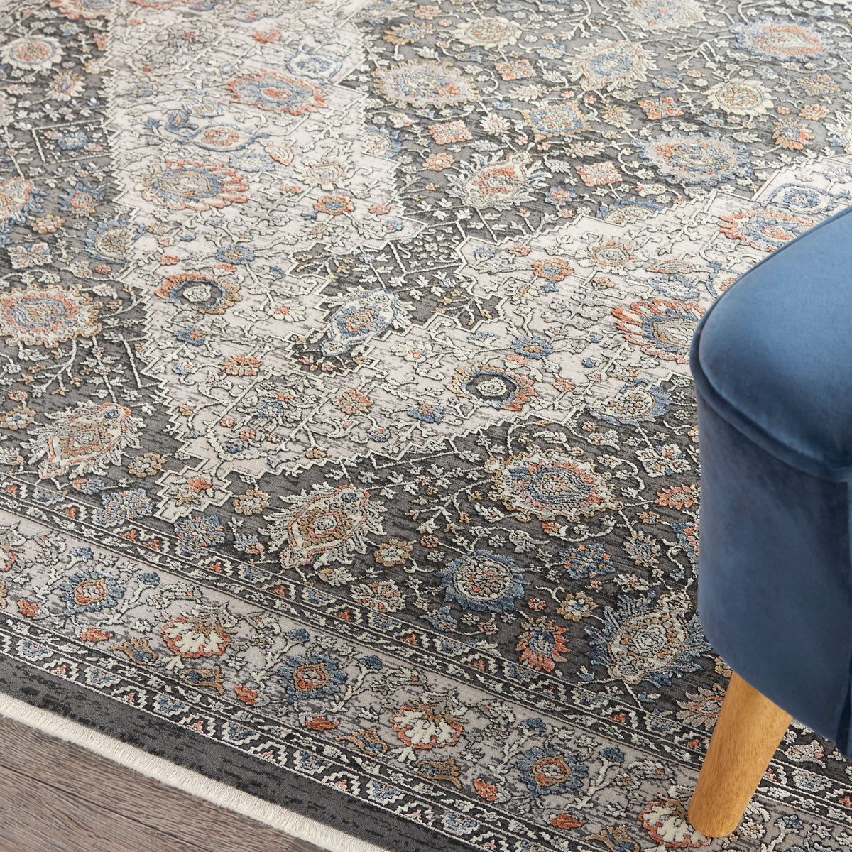 Starry Nights STN11 Grey Blue Rug