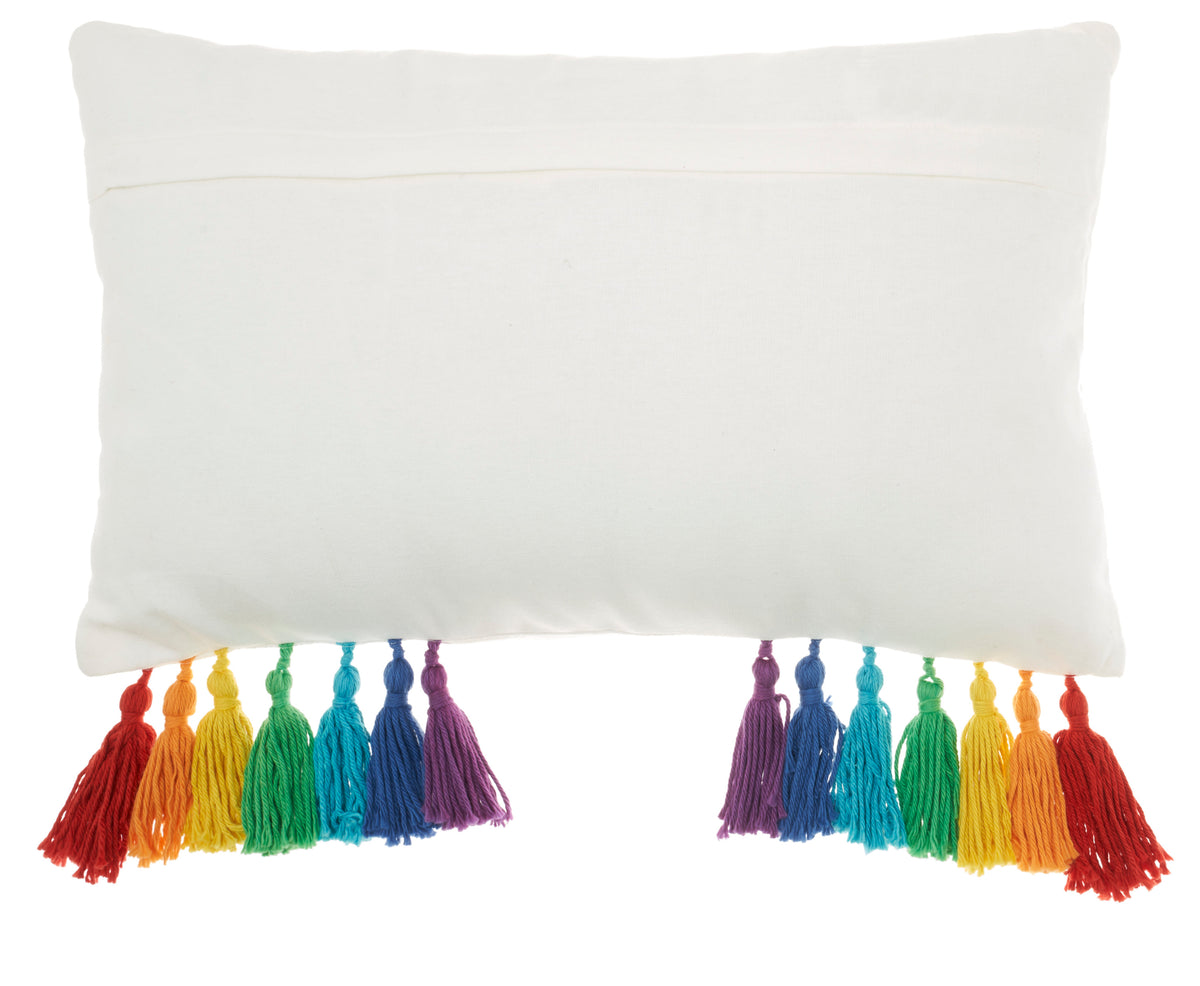 Plush Lines JB013 Multicolor 12" x 20" Throw Pillows