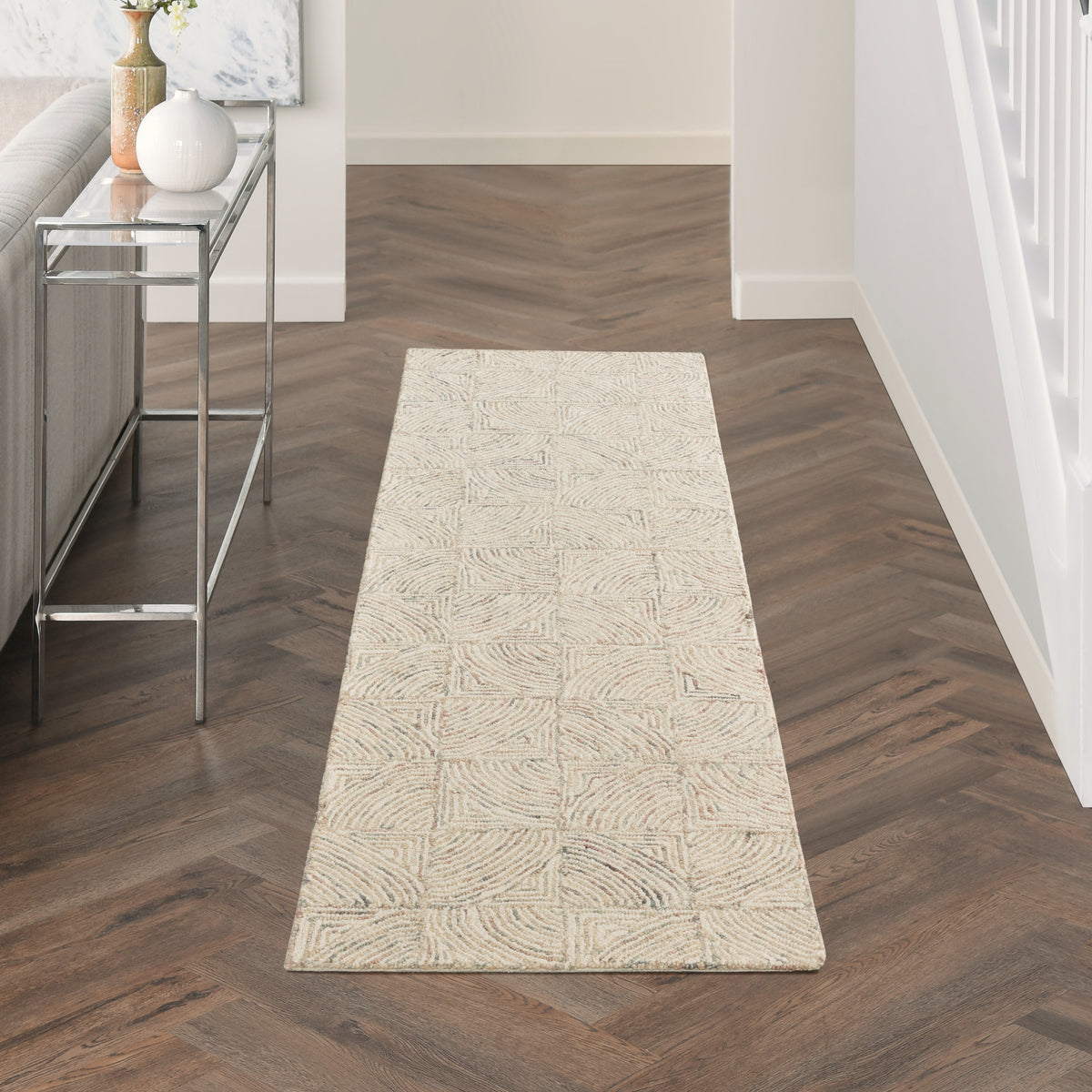 Interlock ITL05 Ivory Multicolor Rug