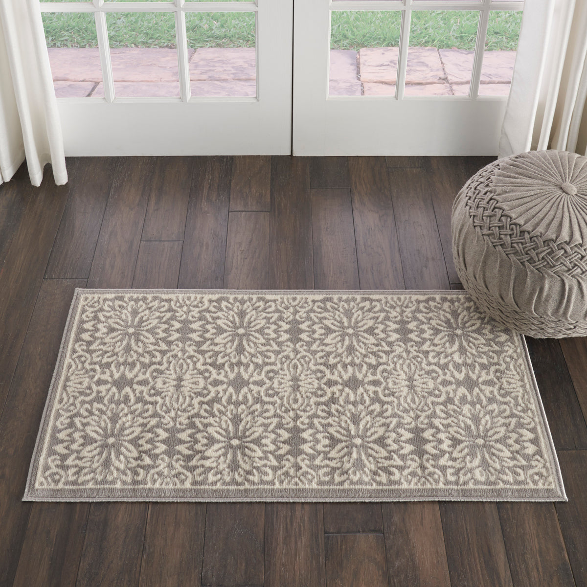 Jubilant JUB06 Ivory Grey Rug