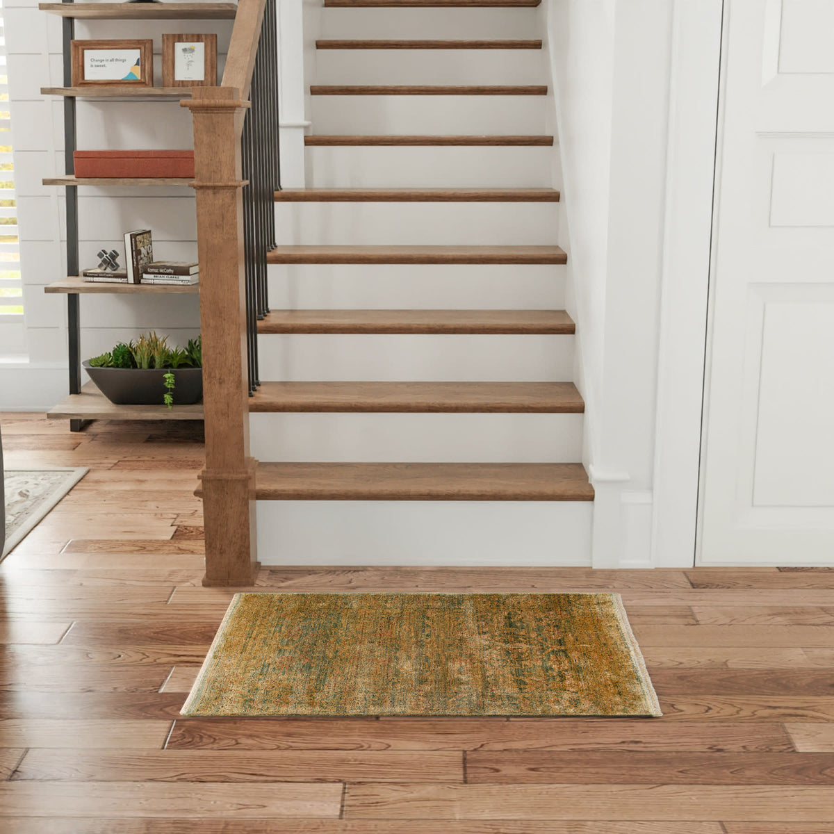 Luxurious LRS01 Olive Rug