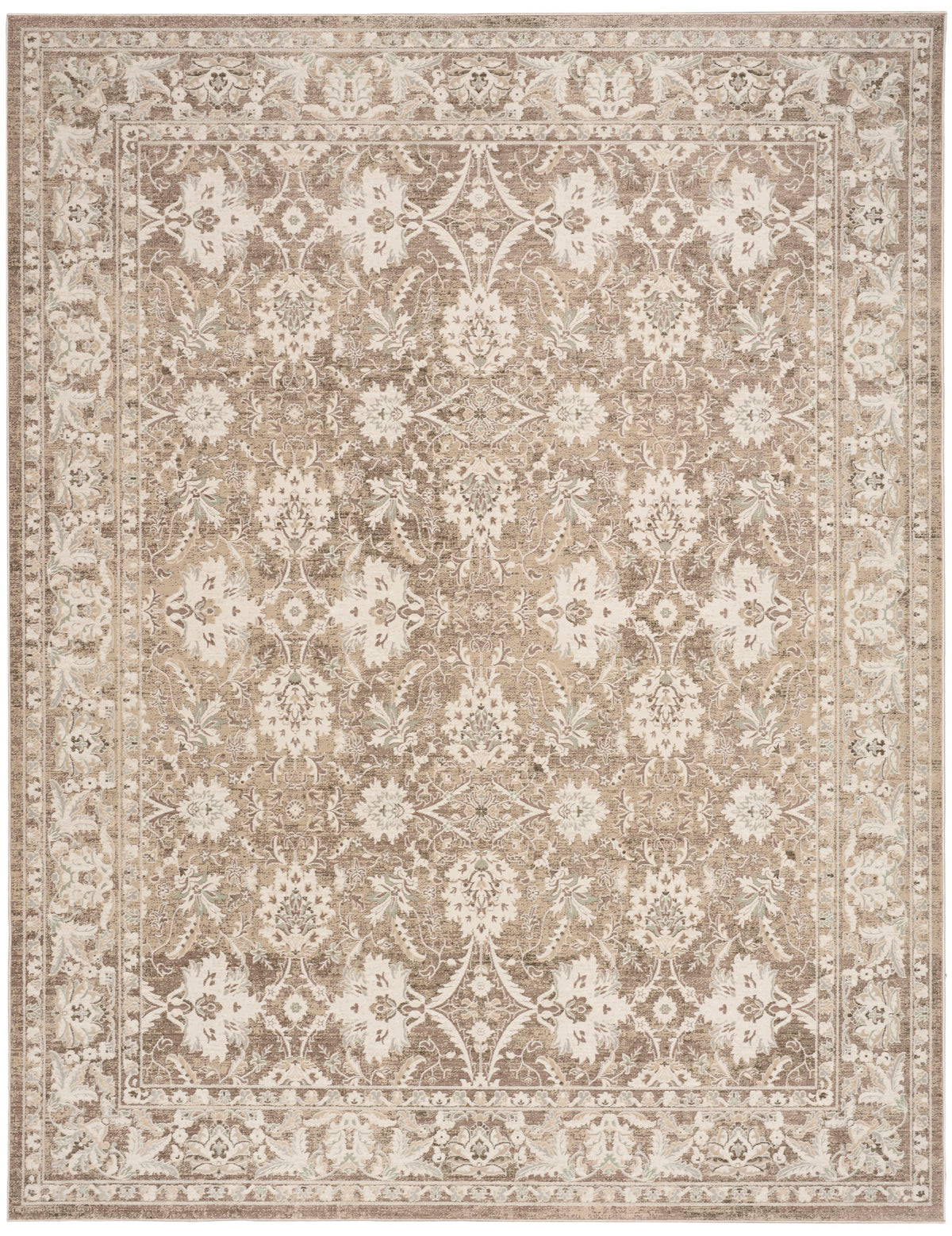 Soft Mist SMI04 Mocha Ivory Rug