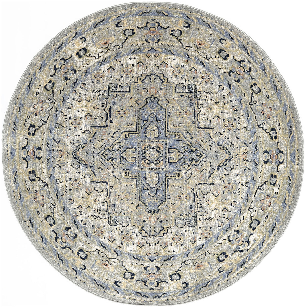 Nourison Essentials Persian NRE07 Blue Rug