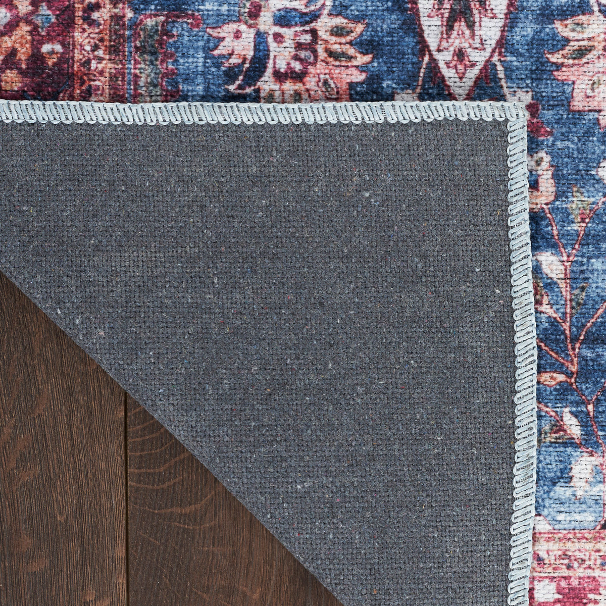 Grand Washables GRW06 Blue Brick Rug