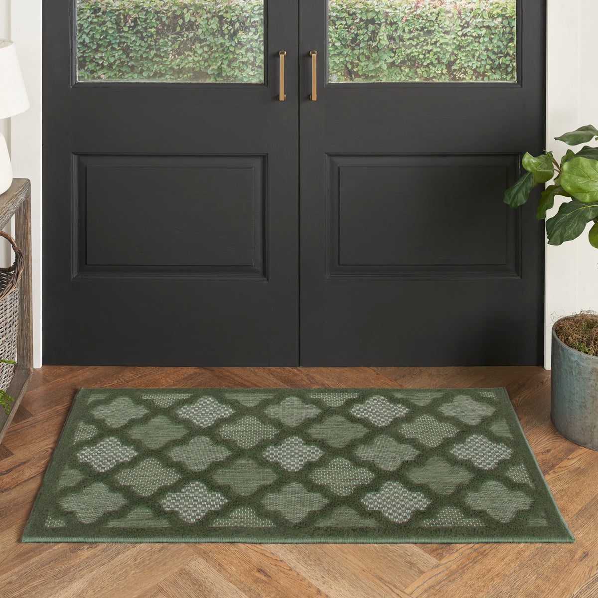 Easy Care NES01 Green Rug