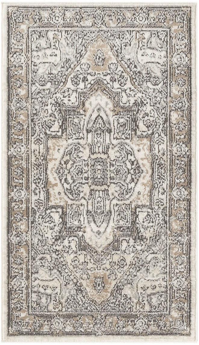 Quarry QUA18 Ivory Grey Taupe Rug