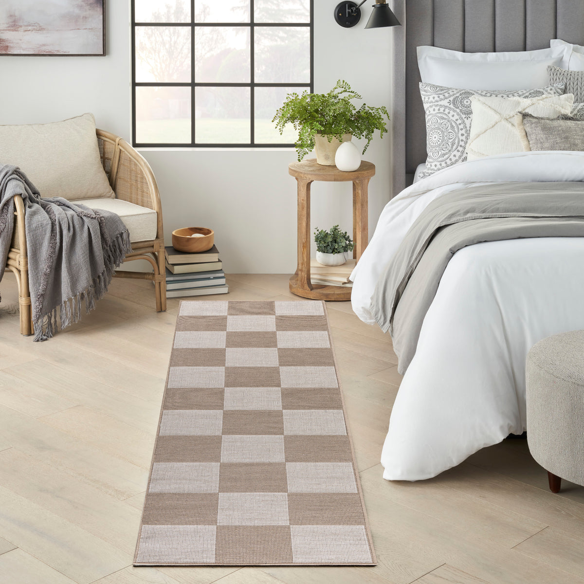 Washable Modern Jute MDJ02 Natural Ivory Rug