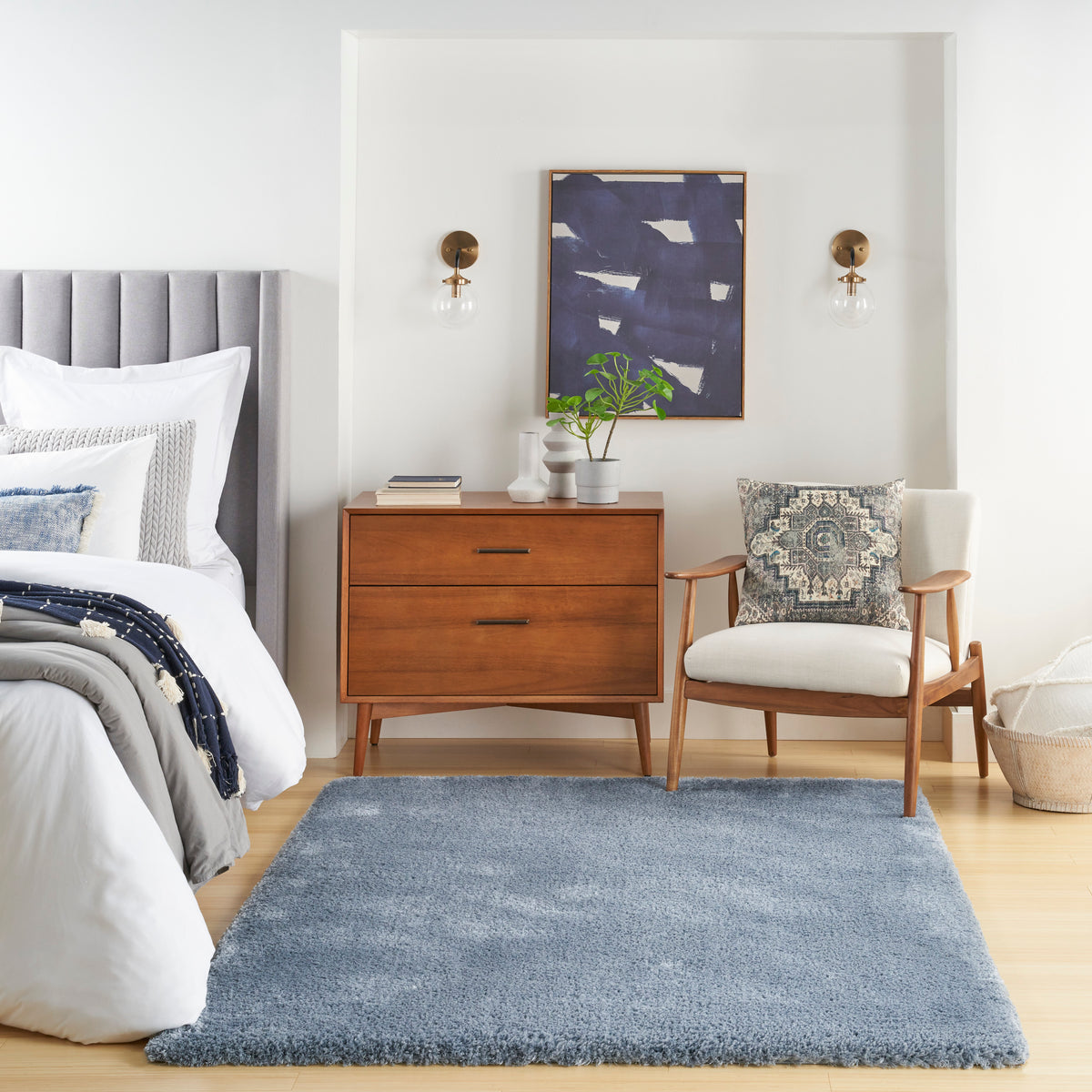 Dreamy Shag DRS05 Light Blue Rug