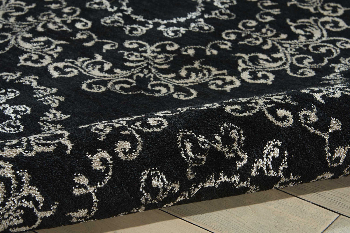 Tranquility TNQ03 Black Rug