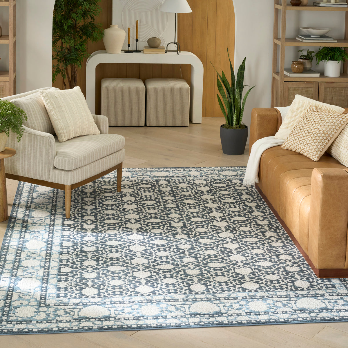 Grace GCE01 Blue Rug