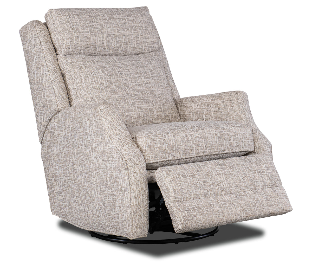 Darrien Swivel Glider Recliner Divided Back - Power Recline with Power Headrest