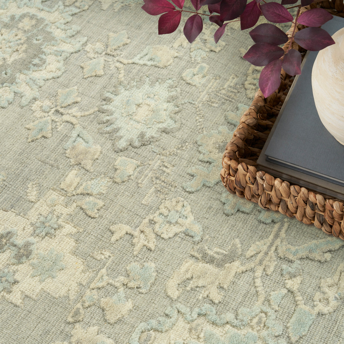 Ravello RVL01 Grey Blue Rug