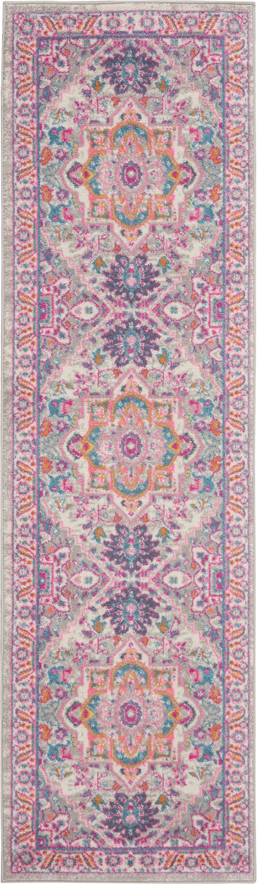 Passion PSN20 Light Grey Pink Rug