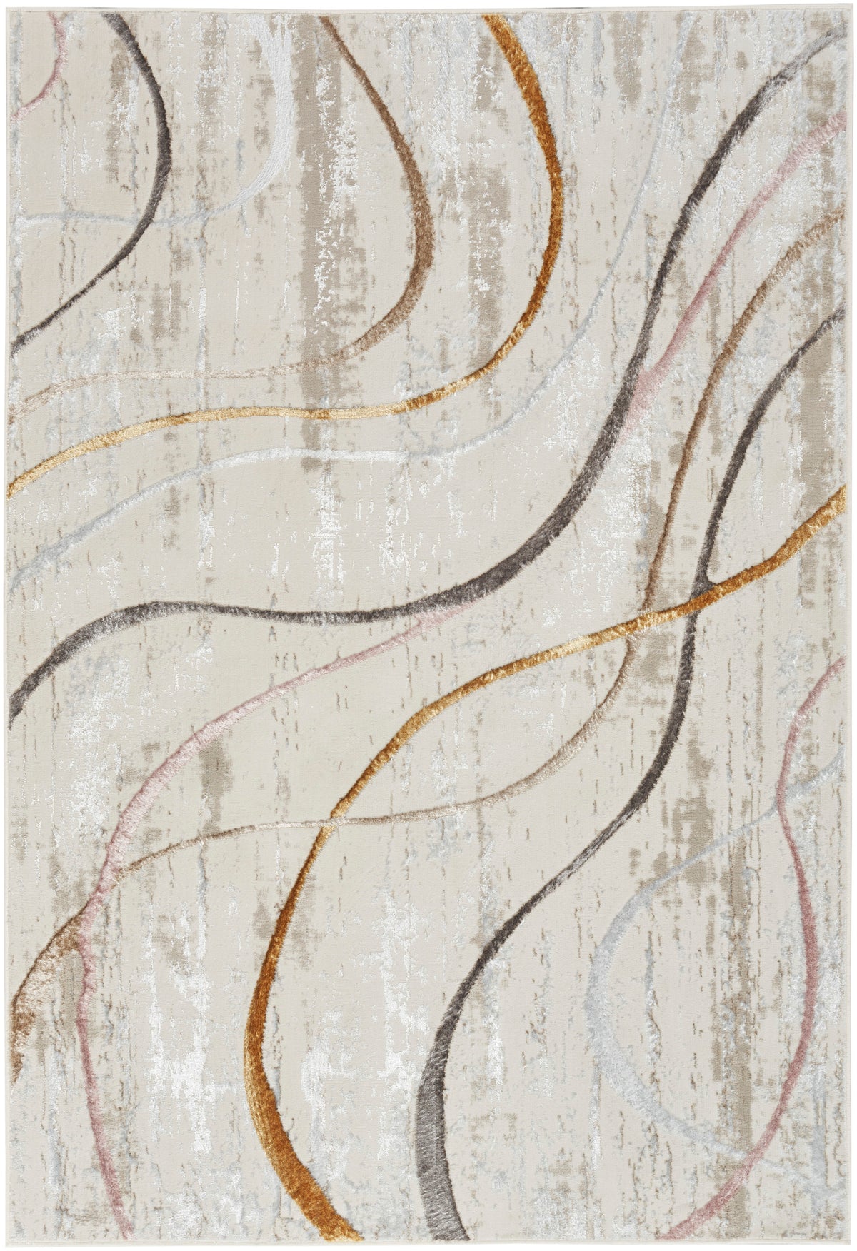 Glitz GLZ01 Ivory Multicolor Rug