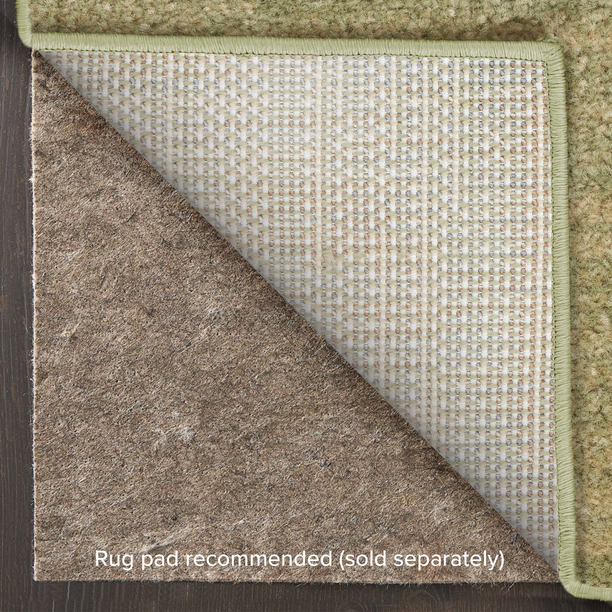Nourison Essentials NRE01 Green Gold Rug