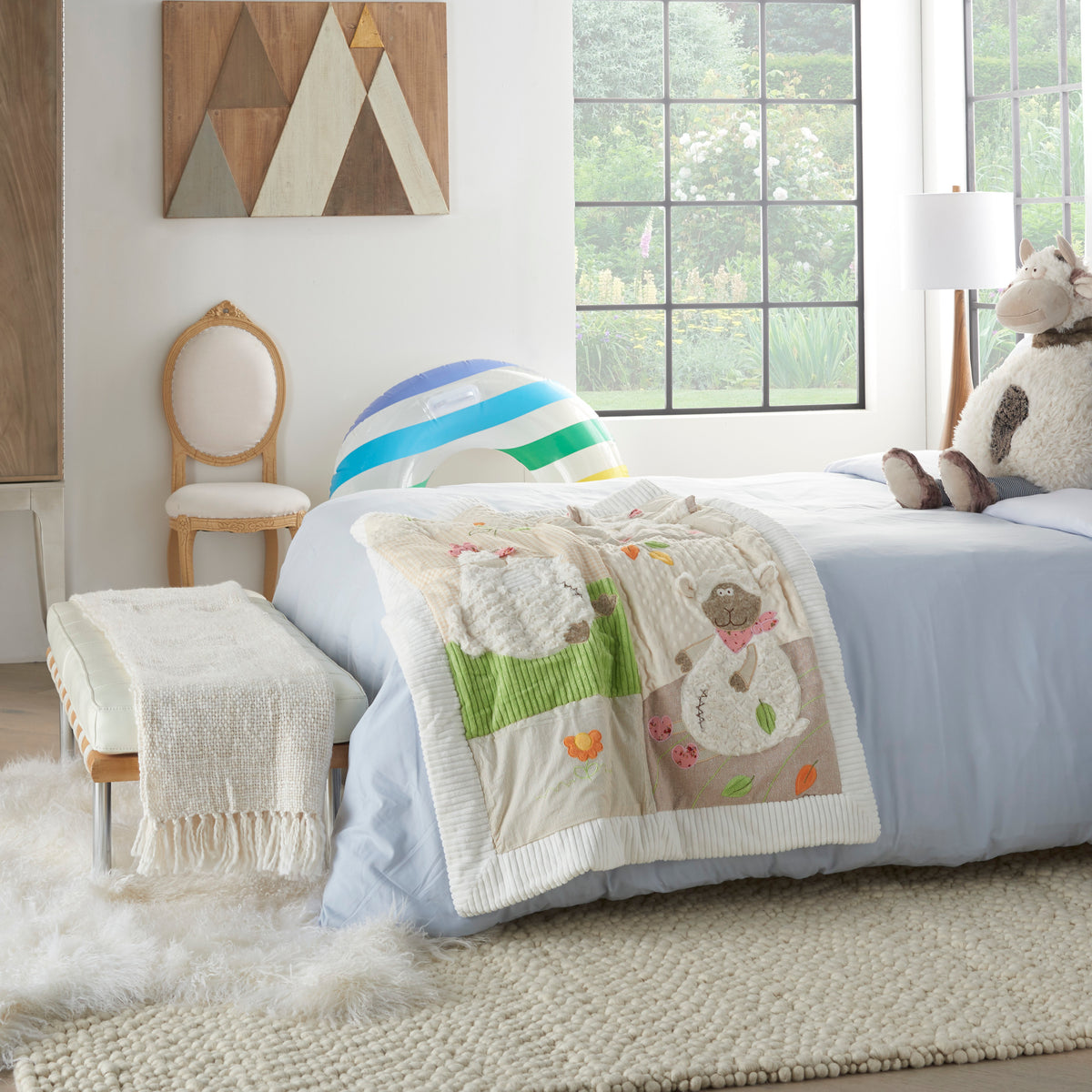 Plush Lines N7199 Multicolor 36" x 48" Plush Animals
