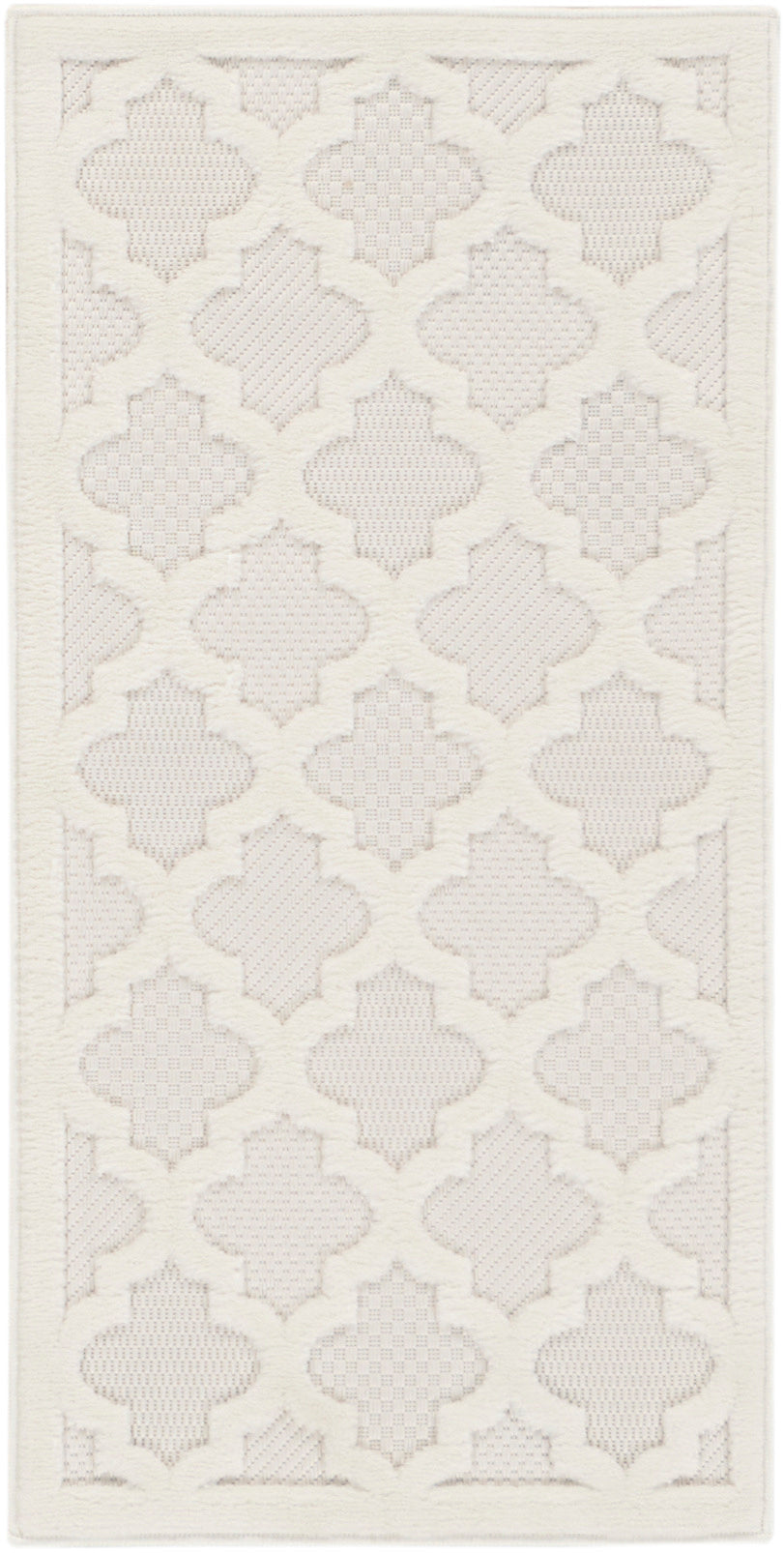 Easy Care NES01 Ivory White Rug