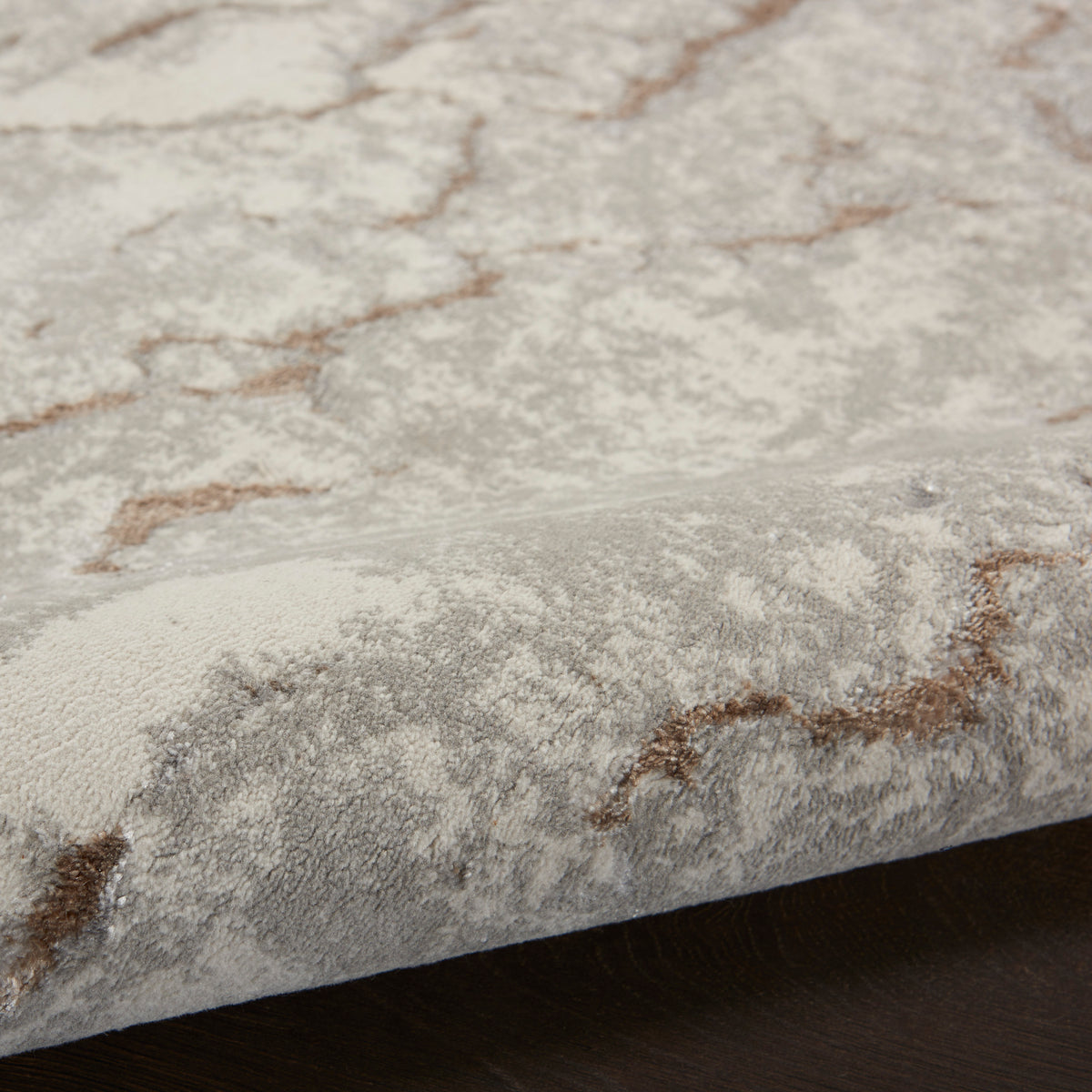 Glow MTL02 Grey Mocha Rug