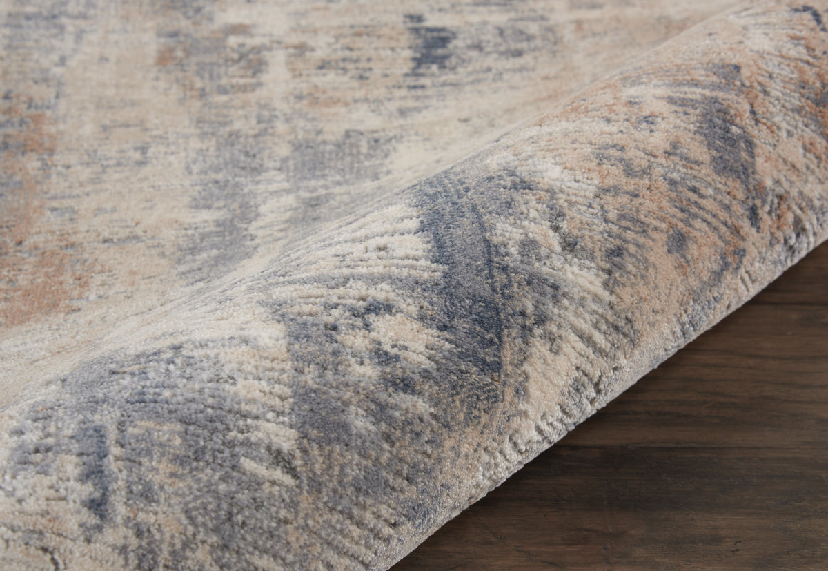 Rustic Textures RUS05 Beige Grey Rug