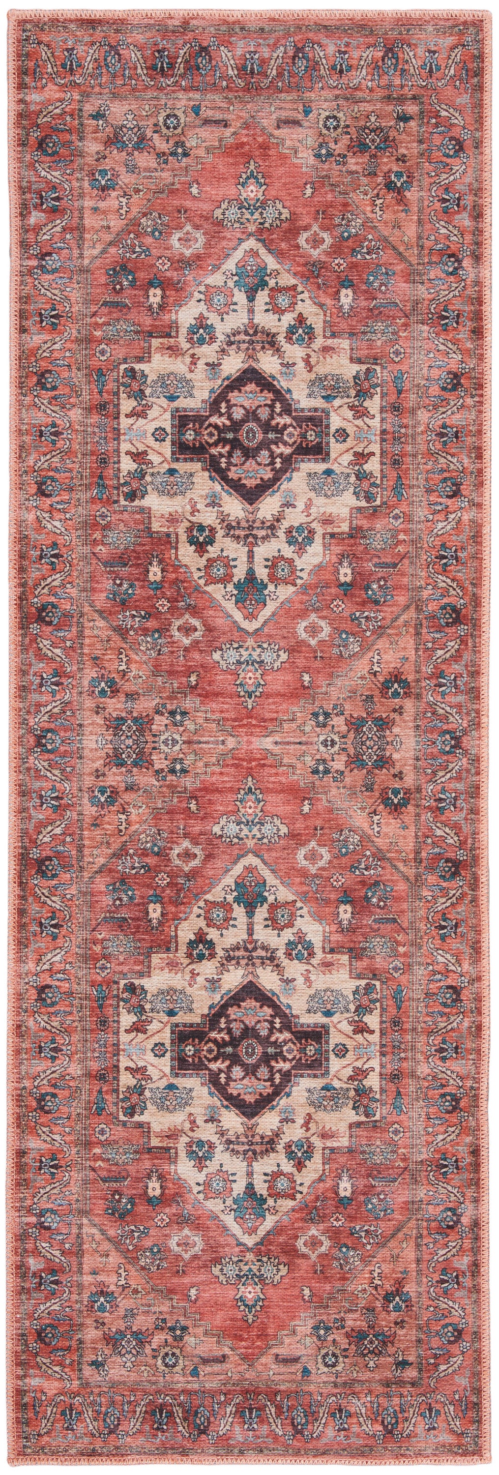 Grand Washables GRW03 Rust Multicolor Rug