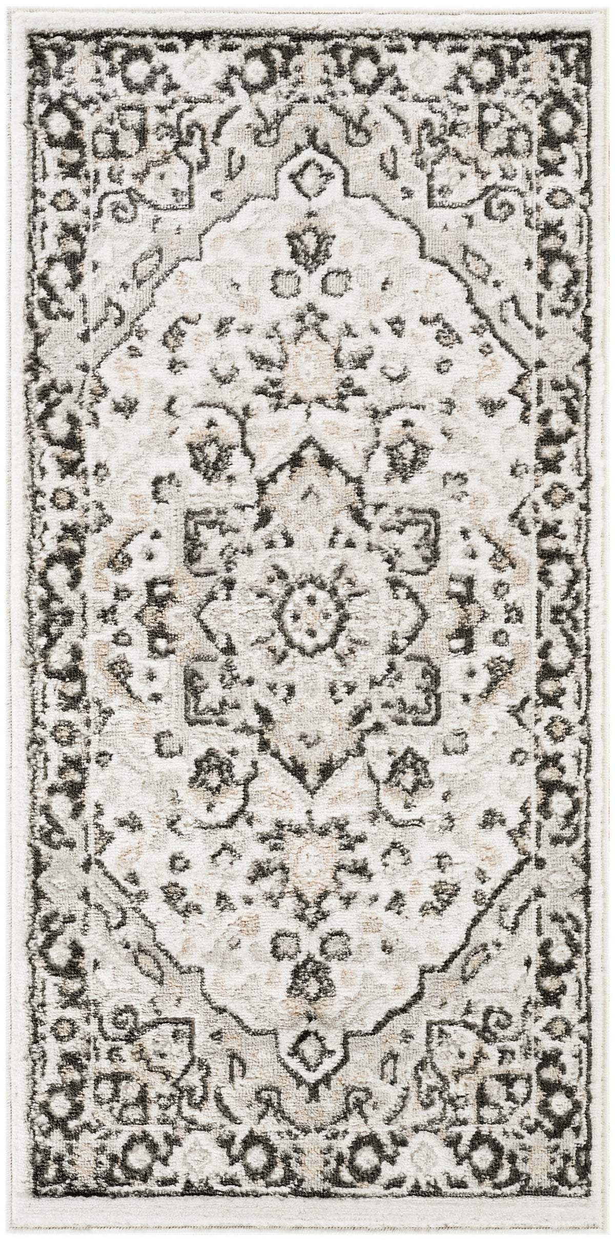 Dekor DEK08 Ivory Charcoal Rug