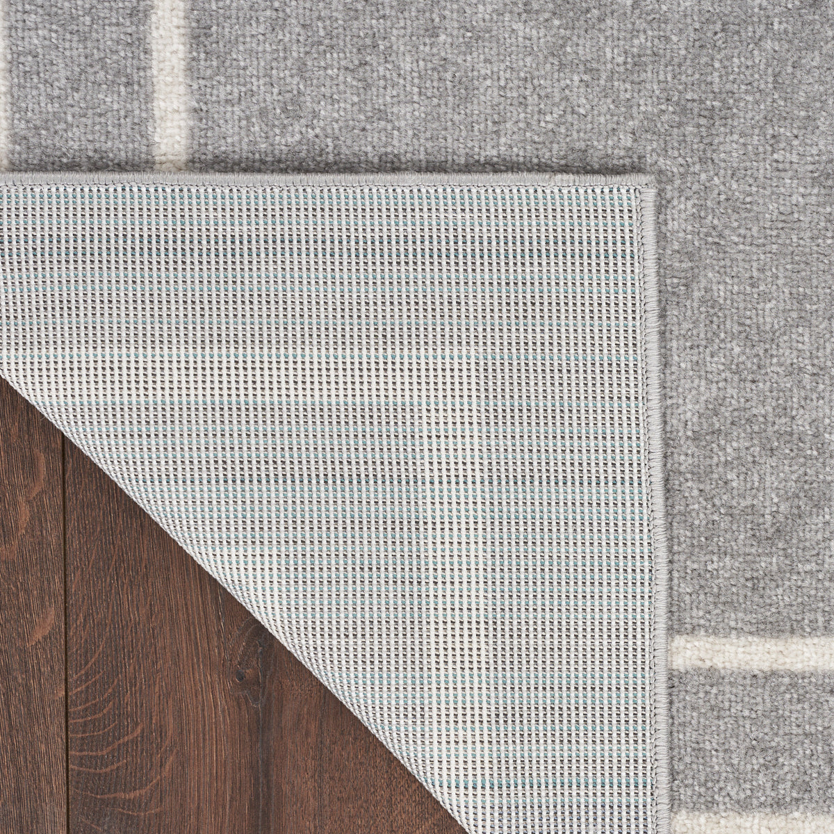 Nourison Essentials NRE02 Grey Ivory Rug
