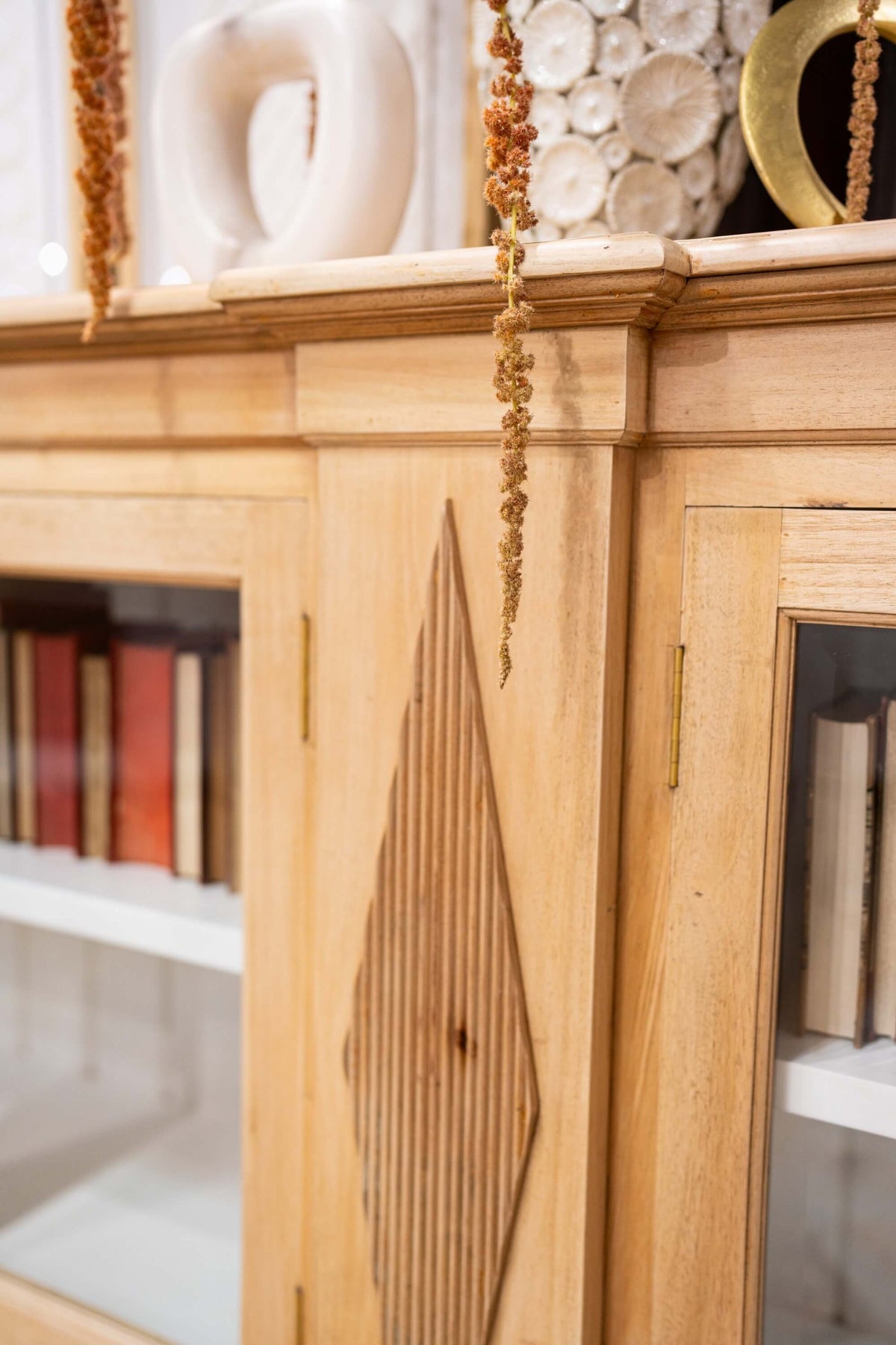 Narbonne Sideboard in Fruitwood w/ True White Interior