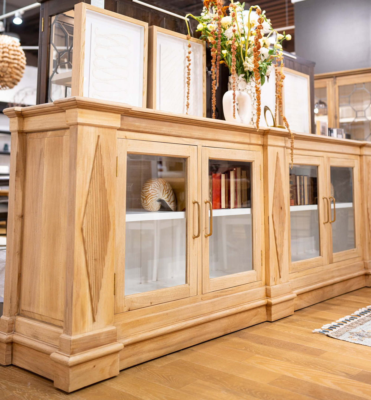 Narbonne Sideboard in Fruitwood w/ True White Interior