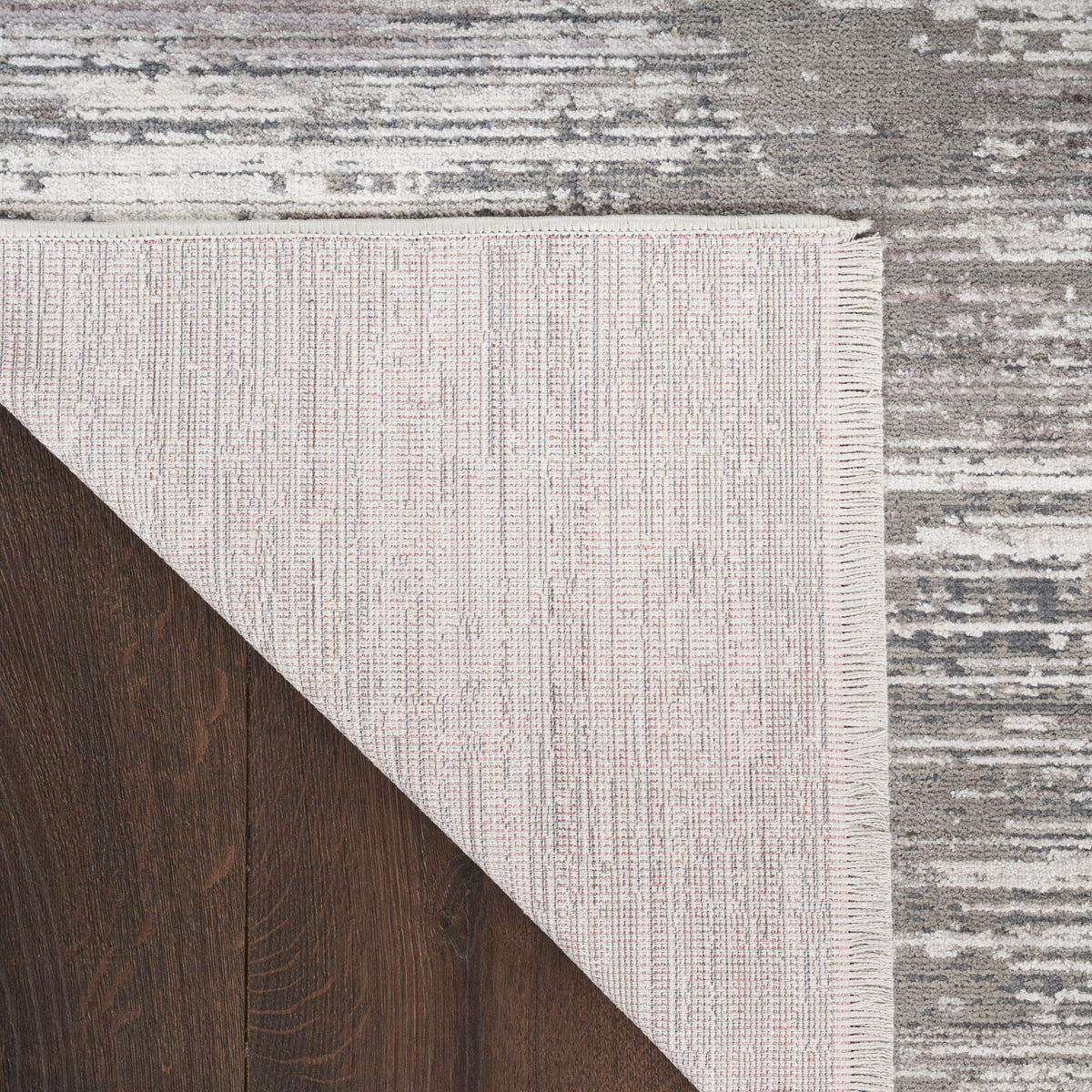 Abstract Hues ABH03 Grey White Rug