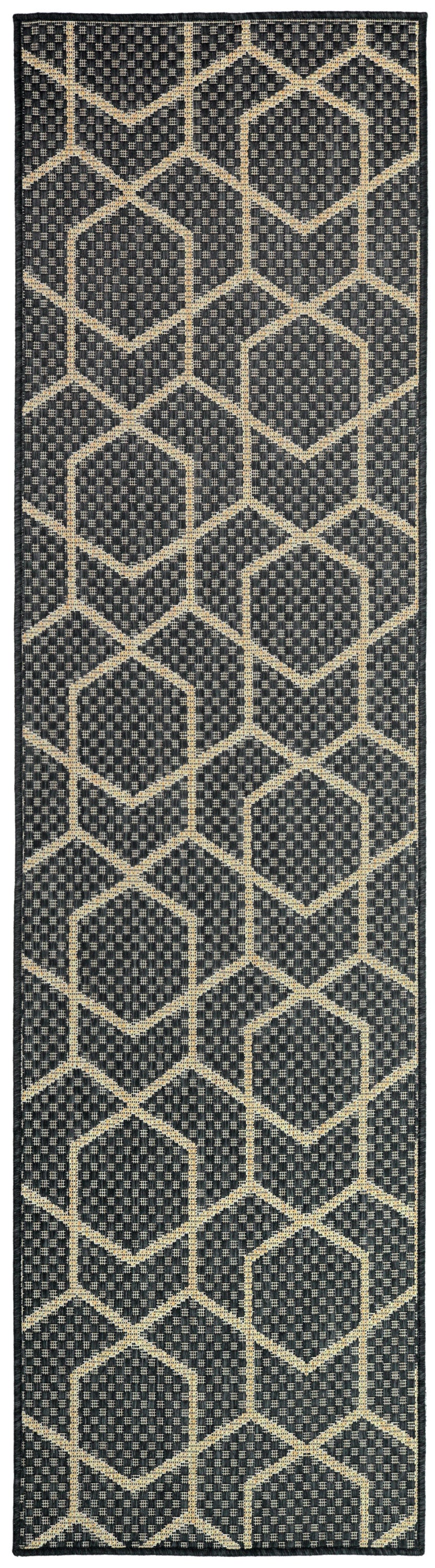 Horizon Indoor/Outdoor HOZ01 Charcoal Rug