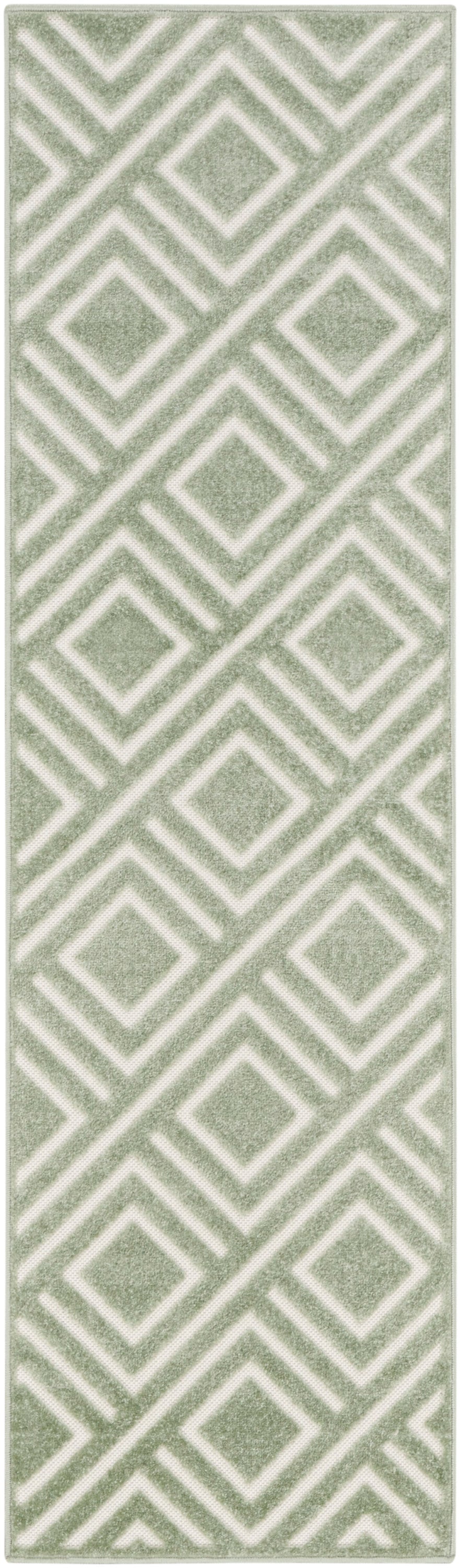 Care Free CAF03 Green Rug