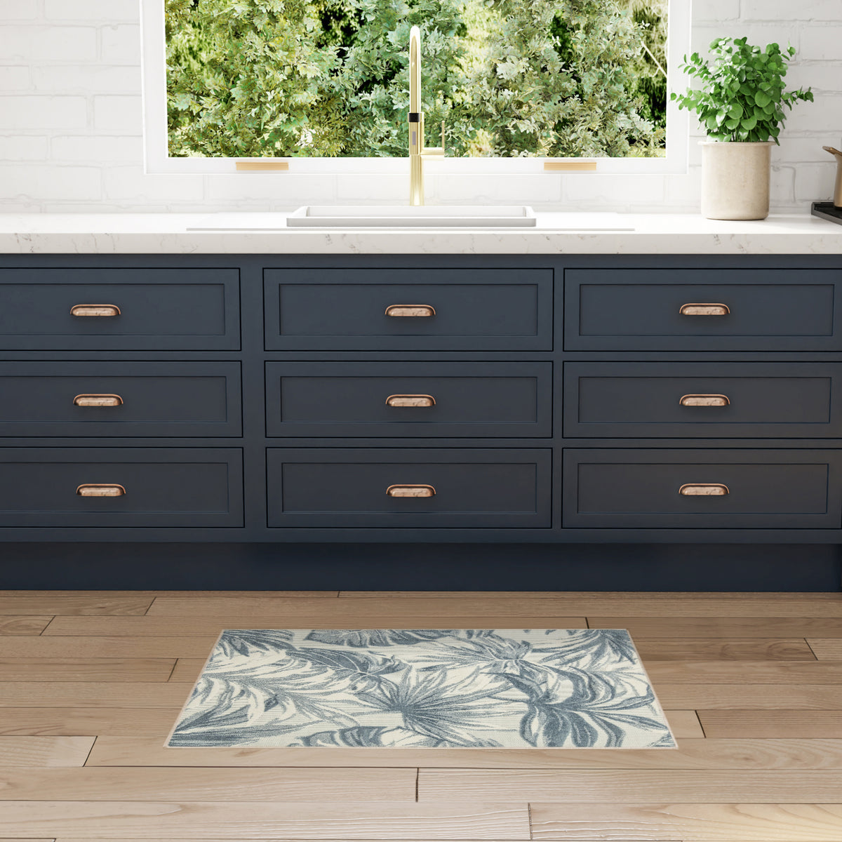 Aloha ALH43 Ivory Blue Rug