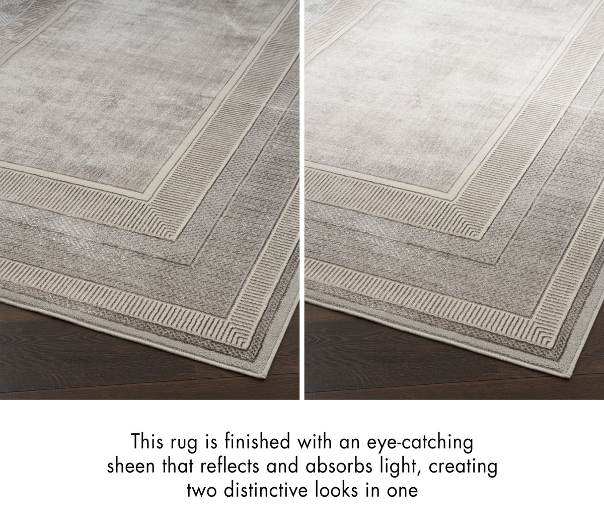 Glitz GLZ07 Silver Rug