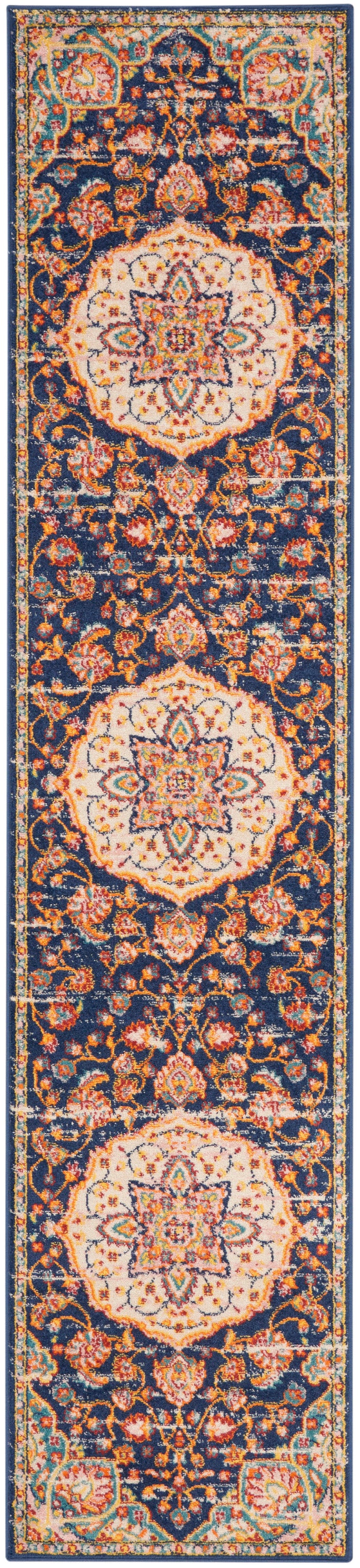 Passion PSN22 Navy Multicolor Rug
