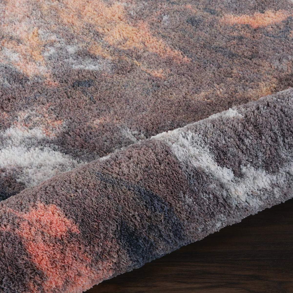 Corsica Shag CRC05 Blue Multicolor Rug